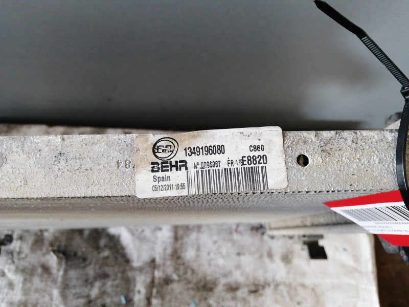 Recambio de radiador agua para fiat ducato combi 33 (09.2006 =>) 130 referencia OEM IAM   