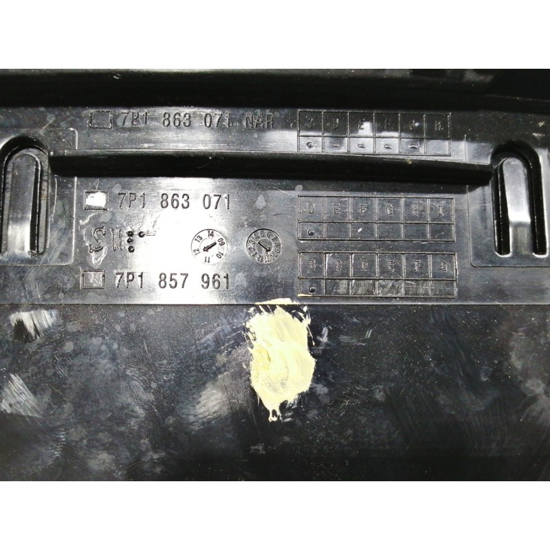 Recambio de cenicero para volkswagen touareg (7p5) v6 tdi bluemotion referencia OEM IAM 7P1857961 7P1863071 