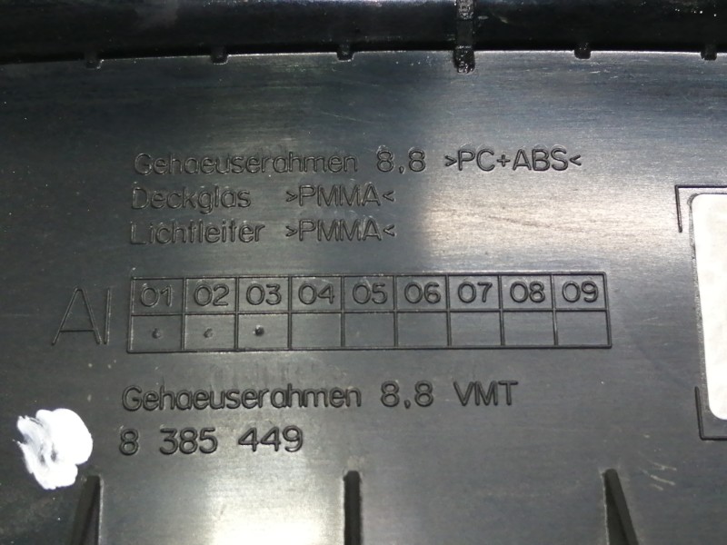 Recambio de pantalla multifuncion para bmw serie 7 (e65/e66) 730d referencia OEM IAM 8385449 65826950069 