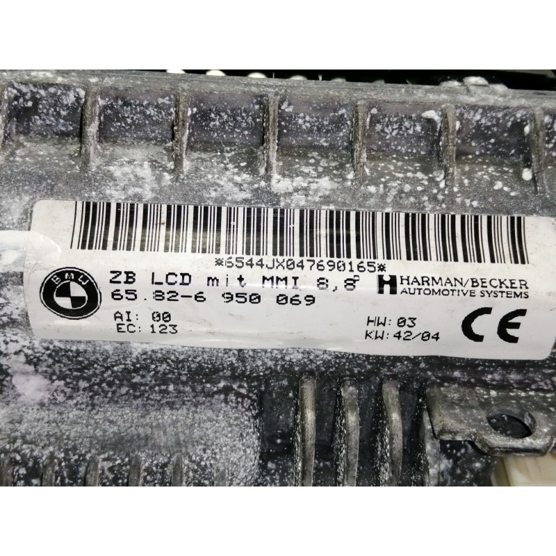 Recambio de pantalla multifuncion para bmw serie 7 (e65/e66) 730d referencia OEM IAM 8385449 65826950069 
