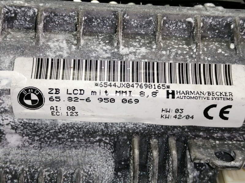 Recambio de pantalla multifuncion para bmw serie 7 (e65/e66) 730d referencia OEM IAM 8385449 65826950069 
