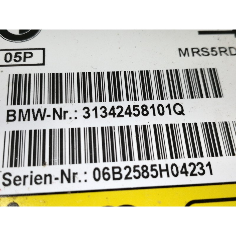 Recambio de centralita airbag para bmw x3 (e83) 2.0d referencia OEM IAM 0285001870 31342458101Q 
