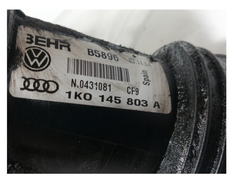 Recambio de intercooler para volkswagen golf vi (5k1) advance referencia OEM IAM 1K0145803A  