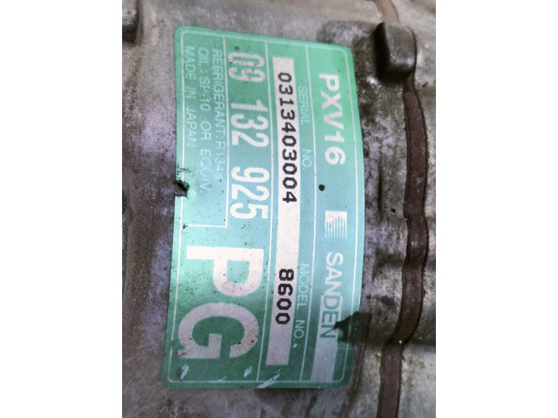 Recambio de compresor aire acondicionado para opel astra g berlina elegance referencia OEM IAM 09132925  