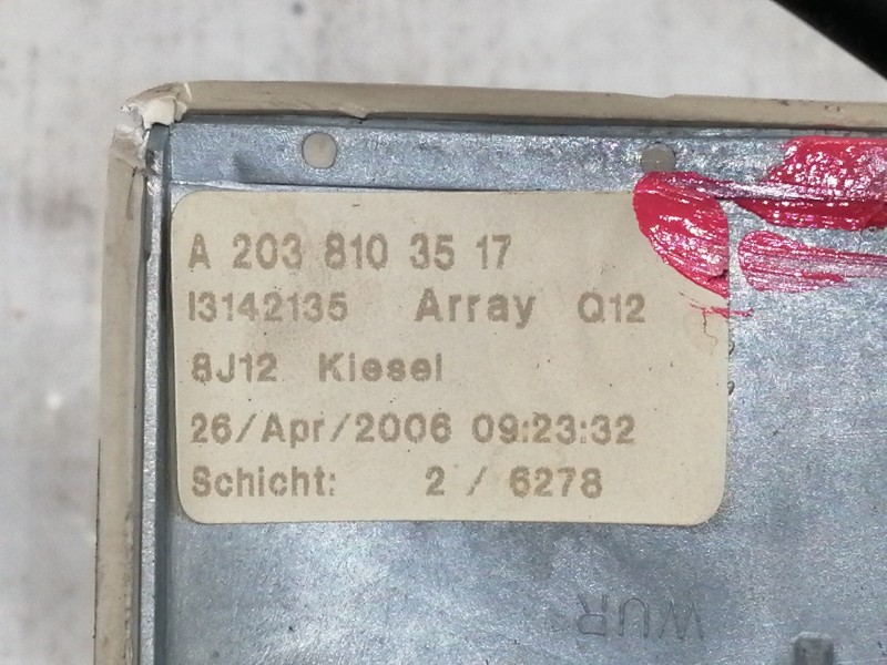 Recambio de espejo interior para mercedes-benz clase clk (w209) coupe 200 compressor (209.342) referencia OEM IAM A2038103517 I3