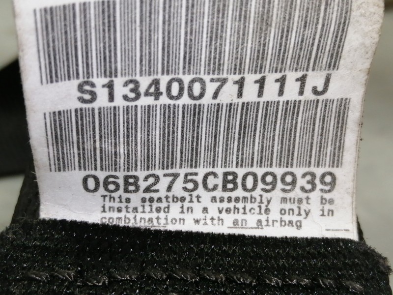 Recambio de cinturon seguridad delantero izquierdo para bmw x3 (e83) 2.0d referencia OEM IAM 34003071B S1340071111J 06B275CB0993