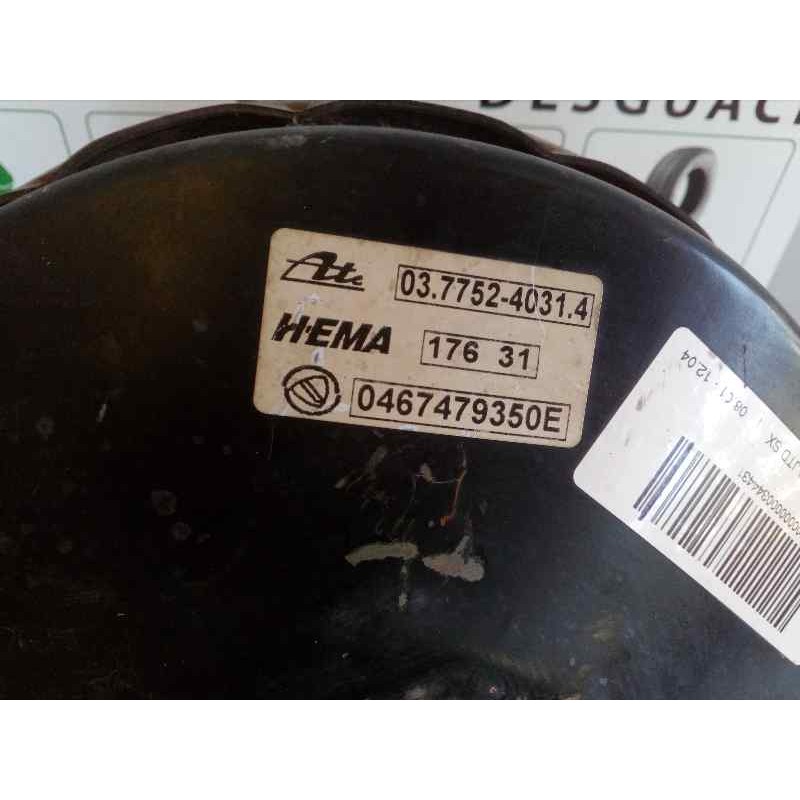 Recambio de servofreno para fiat doblo (119) 1.9 jtd sx referencia OEM IAM 03775240314  