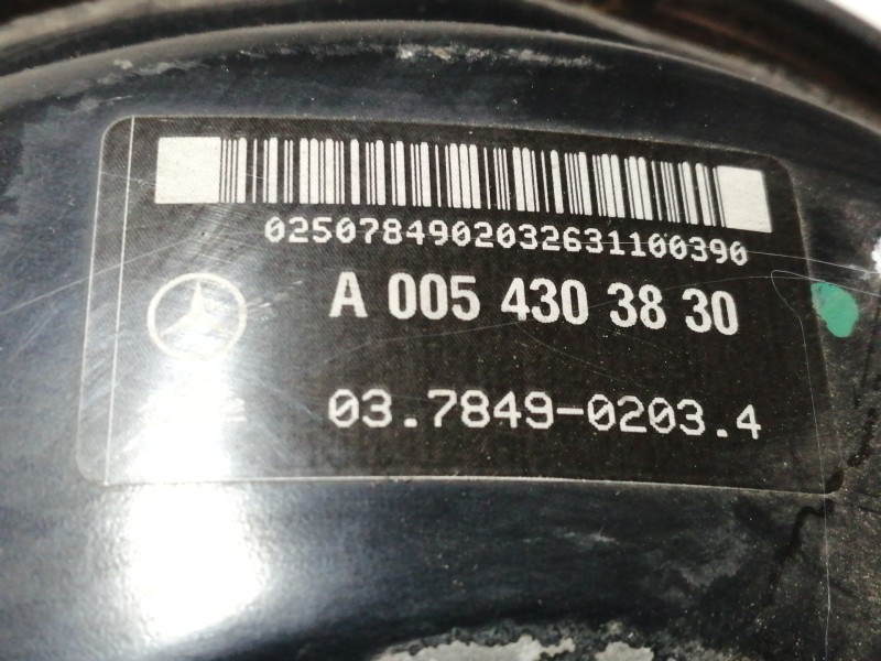 Recambio de servofreno para mercedes-benz clase c (w203) berlina 200 cdi (203.004) referencia OEM IAM A0054303830 03784902034 