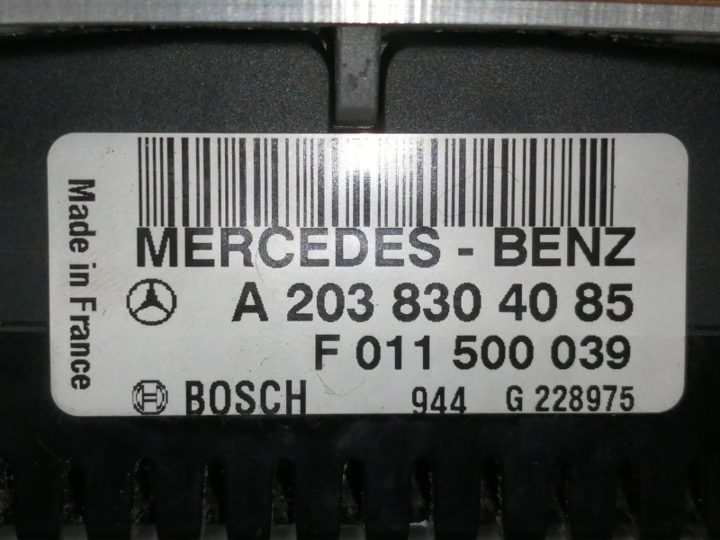 Recambio de mando calefaccion / aire acondicionado para mercedes-benz clase clk (w209) coupe 200 compressor (209.342) referencia