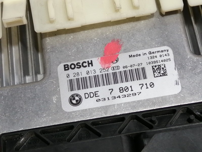 Recambio de centralita motor uce para bmw serie 1 berlina (e81/e87) 2.0 16v diesel cat referencia OEM IAM 0281013252 DDE7801710 