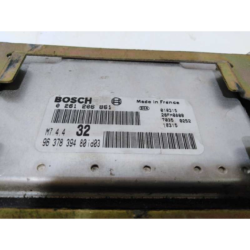 Recambio de centralita motor uce para peugeot 306 break boulebard referencia OEM IAM 0261206861  