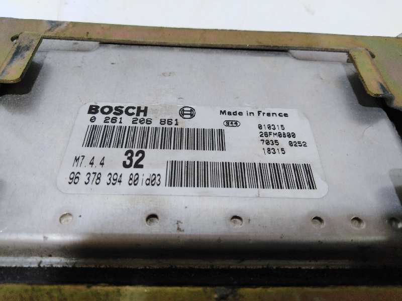 Recambio de centralita motor uce para peugeot 306 break boulebard referencia OEM IAM 0261206861  