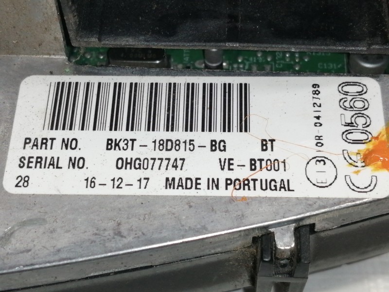 Recambio de sistema audio / radio cd para ford transit kombi (ttg) 350 l3 referencia OEM IAM BK3T18D815BG  