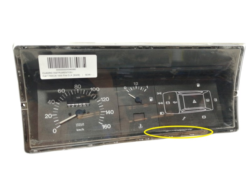 Recambio de cuadro instrumentos para fiat panda 1000 fire clx (33kw) referencia OEM IAM 6060200030  