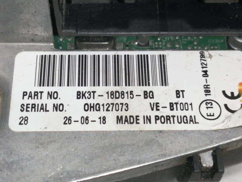 Recambio de sistema audio / radio cd para ford transit kombi (ttg) 350 l3 referencia OEM IAM BK3T18D815BG  