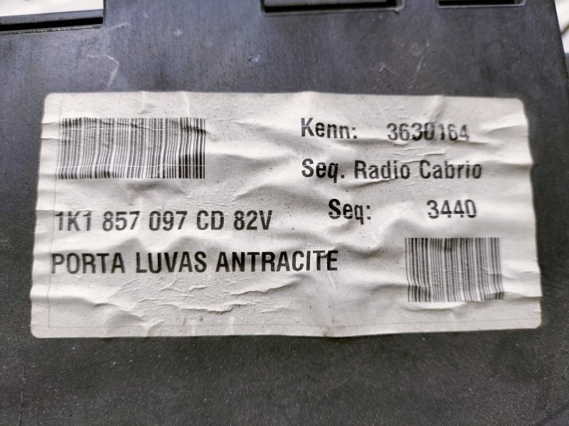 Recambio de guantera para volkswagen scirocco (137) 2.0 tdi (103kw) referencia OEM IAM 1K1857097CD82V  