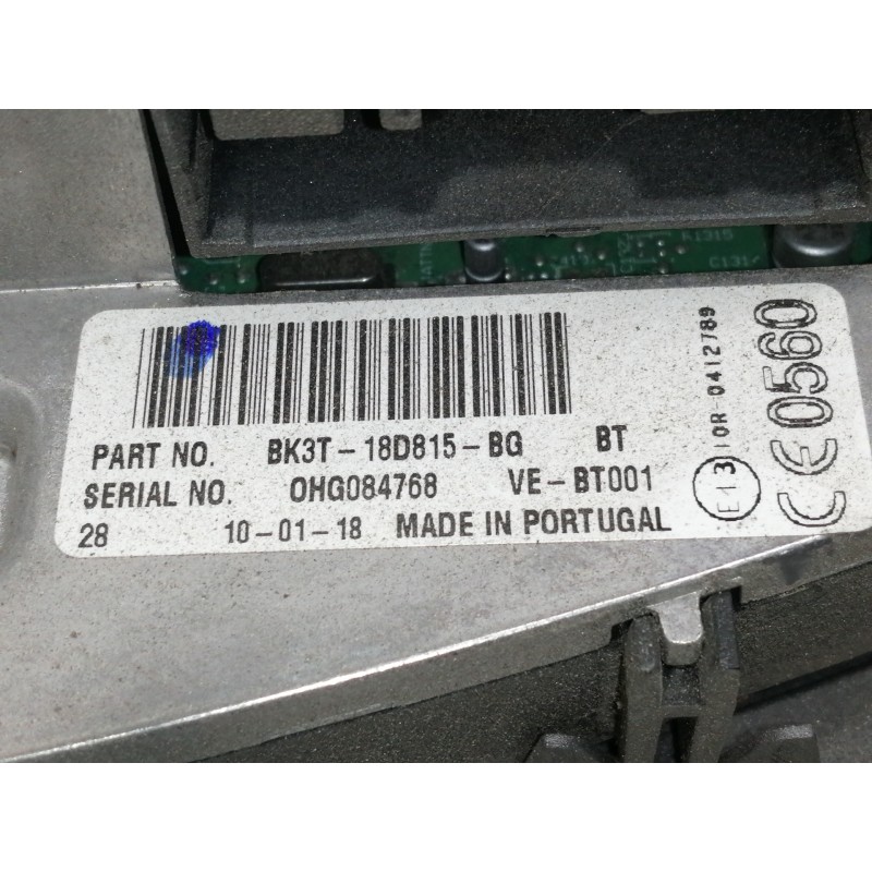 Recambio de sistema audio / radio cd para ford transit kombi (ttg) 350 l3 referencia OEM IAM BK3T18D815BG  
