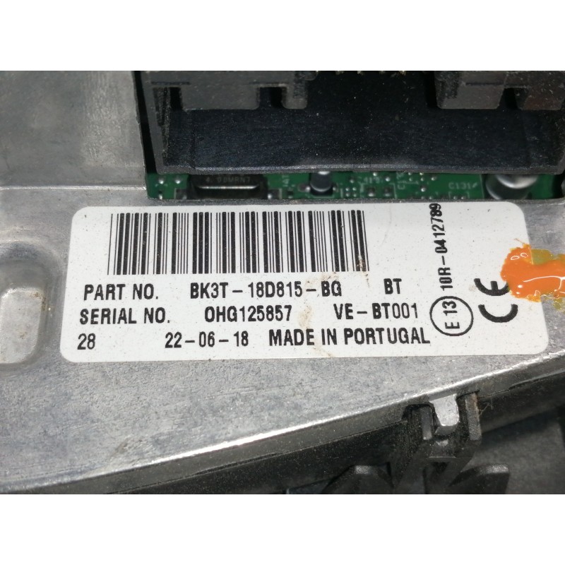Recambio de sistema audio / radio cd para ford transit kombi (ttg) 350 l3 referencia OEM IAM BK3T18D815BG  