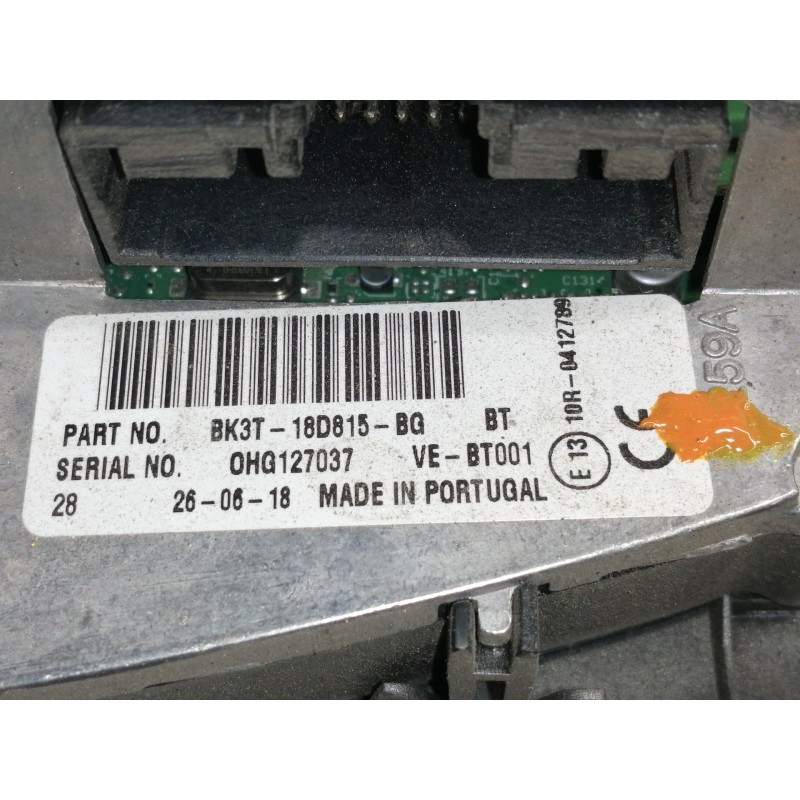 Recambio de sistema audio / radio cd para ford transit kombi (ttg) 350 l3 referencia OEM IAM BK3T18D815BG  