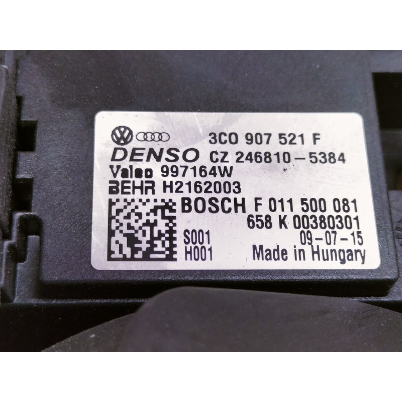 Recambio de motor calefaccion para volkswagen scirocco (137) 2.0 tdi (103kw) referencia OEM IAM F011021936 CZ2468105384 