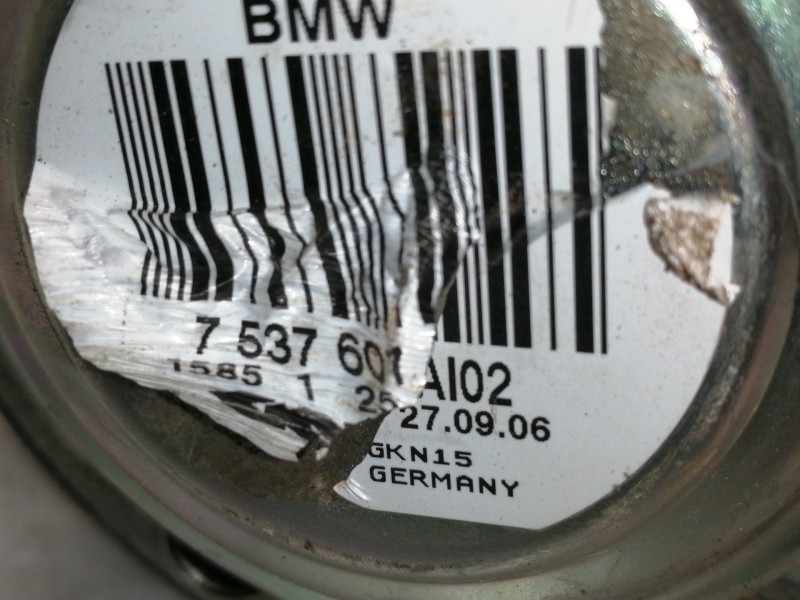 Recambio de transmision trasera izquierda para bmw x3 (e83) 2.0d referencia OEM IAM 7537607AI02  