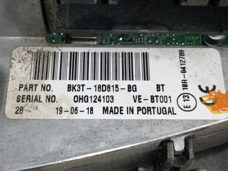 Recambio de sistema audio / radio cd para ford transit kombi (ttg) 350 l3 referencia OEM IAM BK3T18D815BG  
