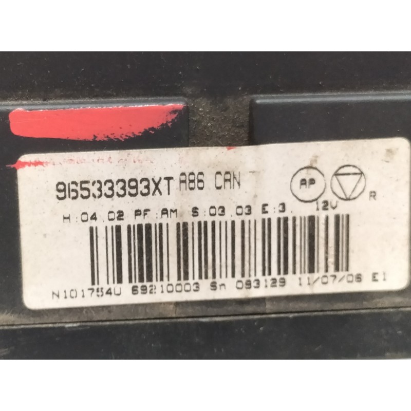 Recambio de mando calefaccion / aire acondicionado para citroën c3 hdi 92 sx plus referencia OEM IAM 96533393XT  