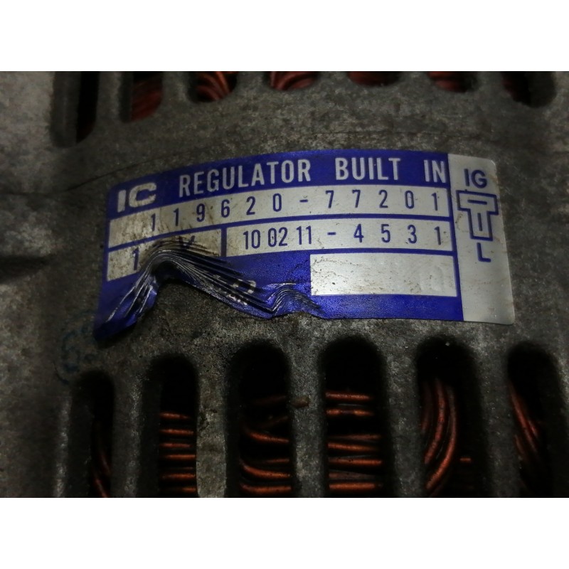 Recambio de alternador para microcar mc2 referencia OEM IAM 11962077201  