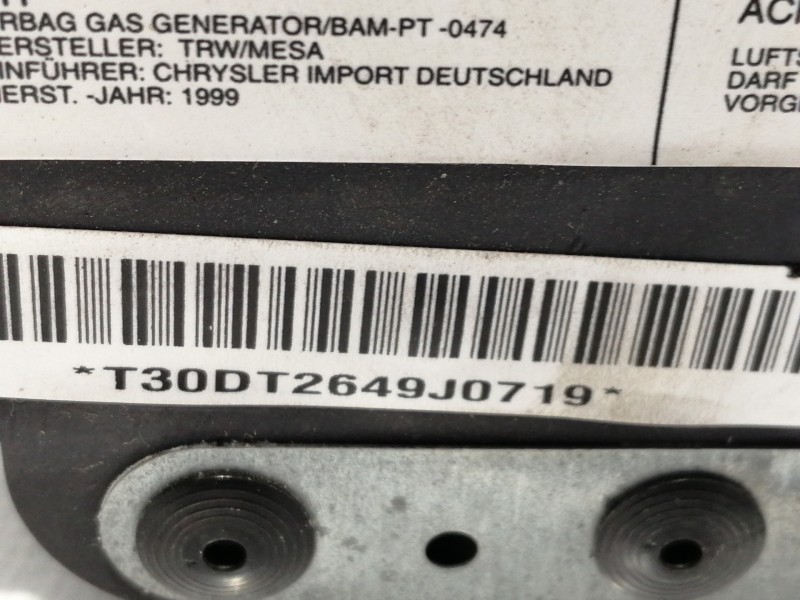Recambio de airbag delantero izquierdo para chrysler stratus berlina (ja) 2.0 le referencia OEM IAM 04649063  