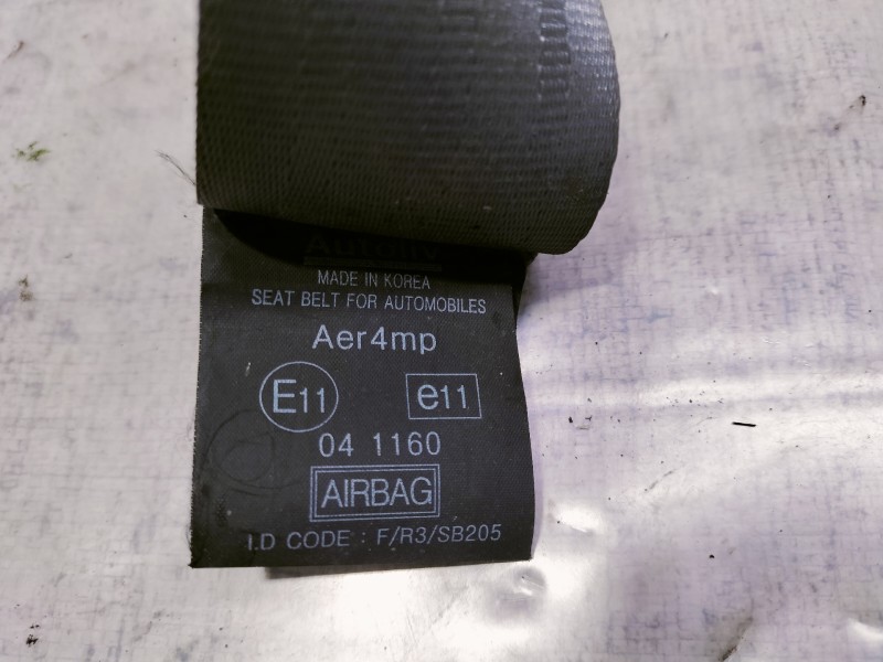 Recambio de cinturon seguridad delantero izquierdo para ssangyong rodius xdi limited referencia OEM IAM 7462121005 5587STW0801 H
