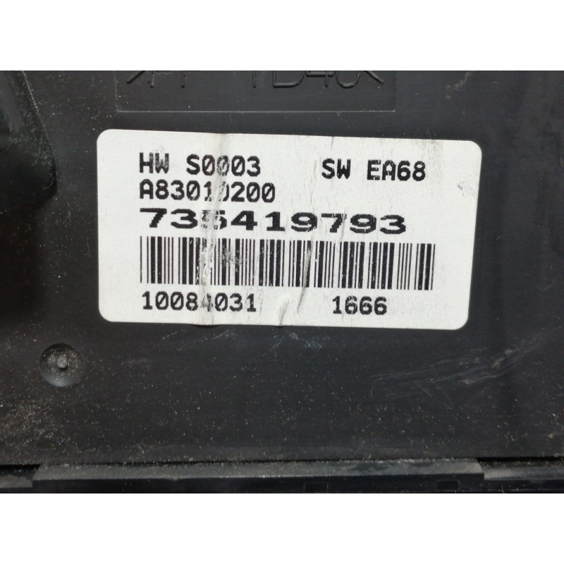 Recambio de mando calefaccion / aire acondicionado para fiat grande punto (199) 1.4 referencia OEM IAM 0735340630  