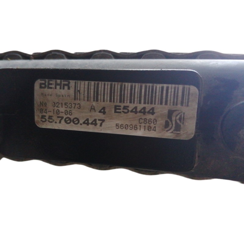 Recambio de radiador agua para fiat grande punto (199) 1.4 referencia OEM IAM 55700447 E5444 