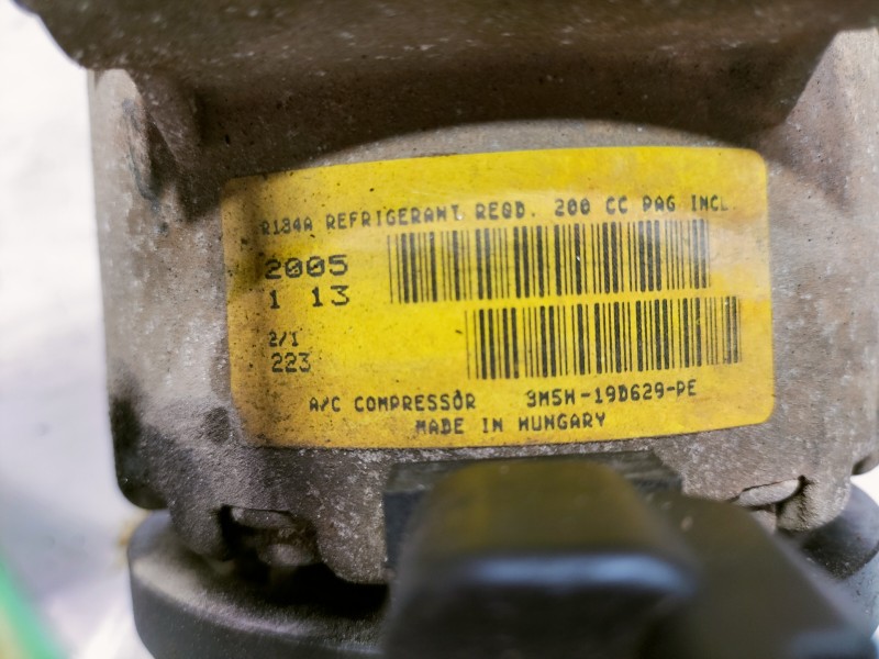 Recambio de compresor aire acondicionado para ford focus berlina (cap) 1.6 16v cat referencia OEM IAM 9M5H19D629PE 2 CABLES 