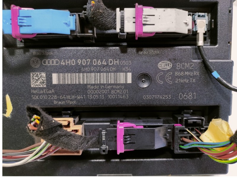 Recambio de modulo electronico para volkswagen touareg (7p5) v6 tdi bluemotion referencia OEM IAM 4H0907064DH 4H0907064DH 5DK010