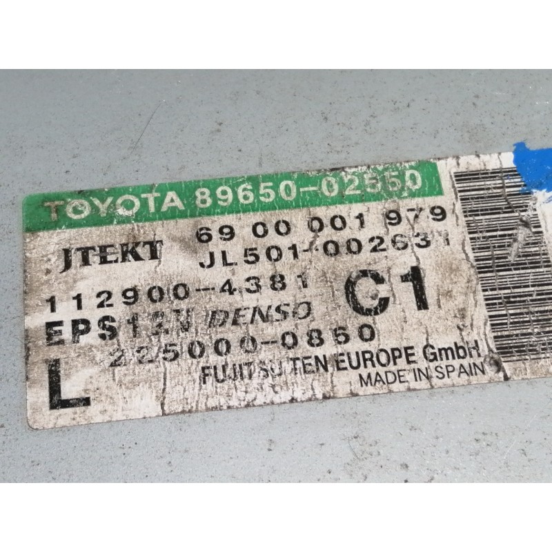 Recambio de modulo electronico para toyota auris ts referencia OEM IAM 8965002550 6900001979 / JL501002637 1129004381 / 22500008