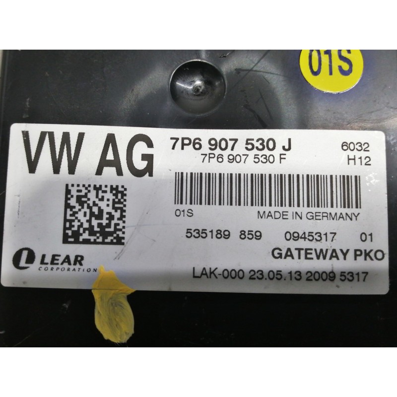 Recambio de modulo electronico para volkswagen touareg (7p5) v6 tdi bluemotion referencia OEM IAM 7P6907530J 7P6907530J 53518985