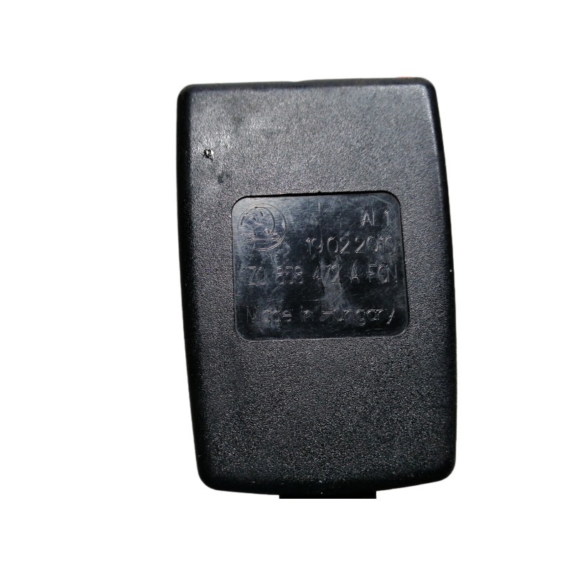 Recambio de enganche cinturon delantero derecho para skoda octavia berlina (1z3) ambition referencia OEM IAM 1Z0858472A  
