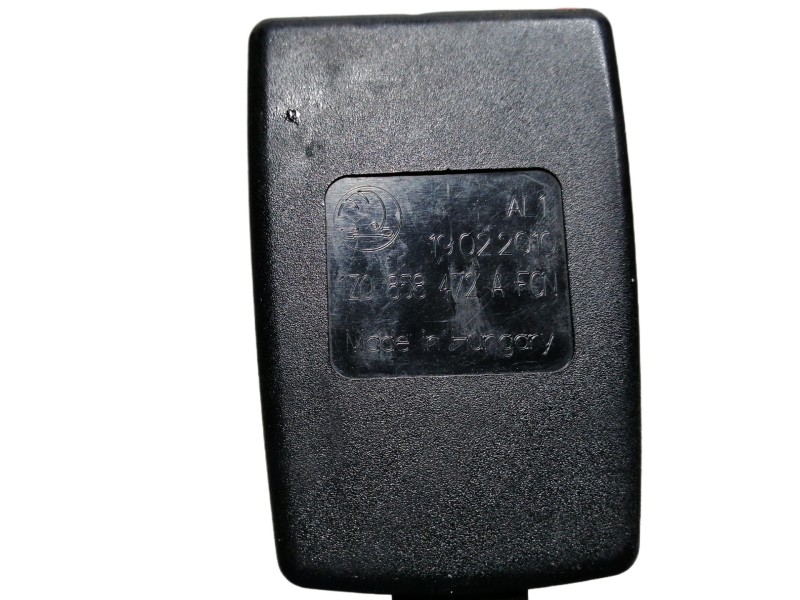 Recambio de enganche cinturon delantero derecho para skoda octavia berlina (1z3) ambition referencia OEM IAM 1Z0858472A  