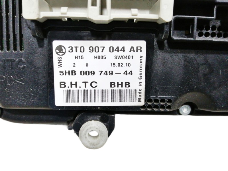 Recambio de mando calefaccion / aire acondicionado para skoda octavia berlina (1z3) ambition referencia OEM IAM 3T0907044AR  