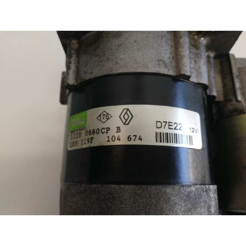 Recambio de motor arranque para renault clio ii fase i (b/cbo) 1.4 16v rxe b/c0l referencia OEM IAM 11I00660CPB 105119F104674 D7