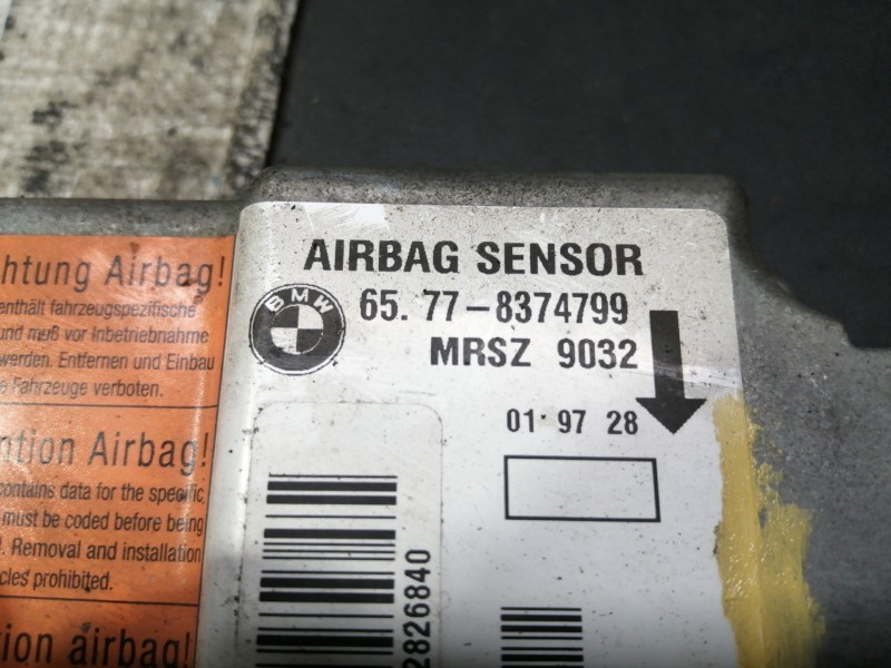 Recambio de centralita airbag para bmw serie 5 berlina (e39) 525tds referencia OEM IAM 65778374799 MRSZ9032 