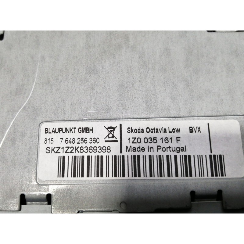 Recambio de sistema audio / radio cd para skoda octavia berlina (1z3) ambition referencia OEM IAM 1Z0035161F  