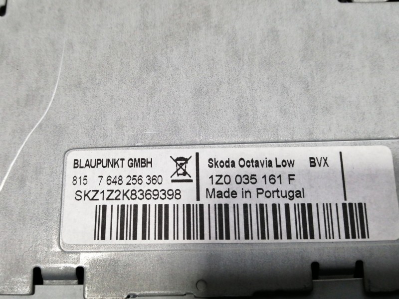 Recambio de sistema audio / radio cd para skoda octavia berlina (1z3) ambition referencia OEM IAM 1Z0035161F  