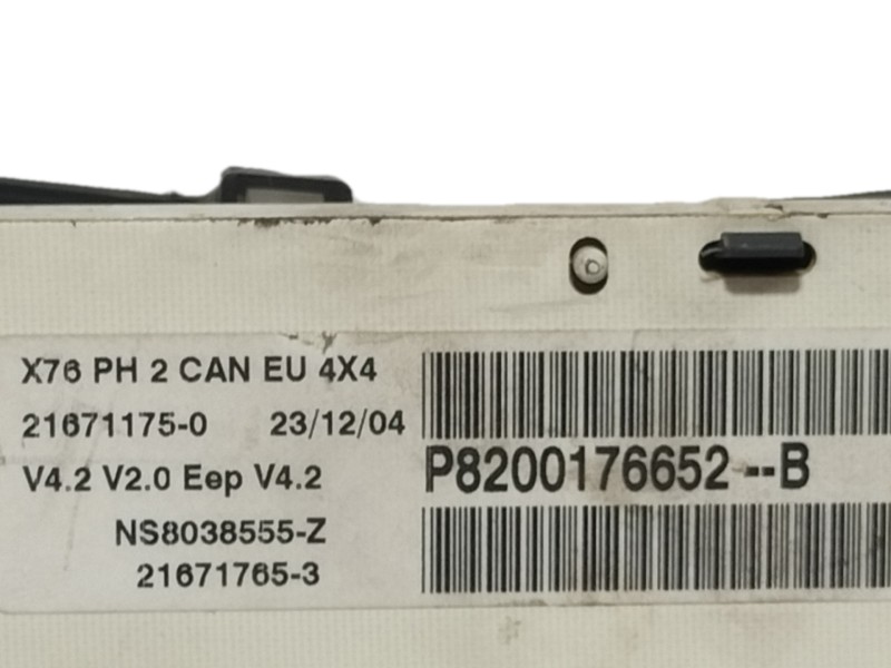Recambio de cuadro instrumentos para renault kangoo (f/kc0) authentique 4x4 referencia OEM IAM P8200176652B  