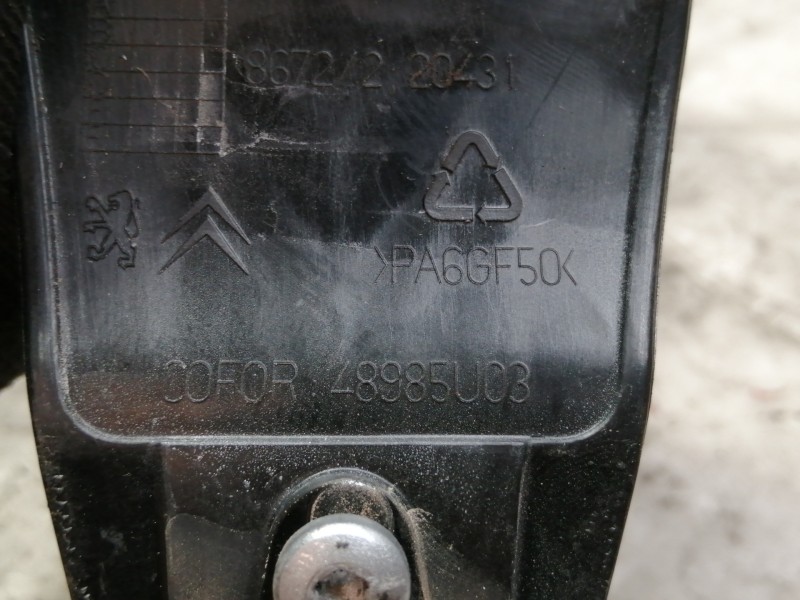 Recambio de cerradura puerta trasera derecha para peugeot 208 access referencia OEM IAM 48985U03  