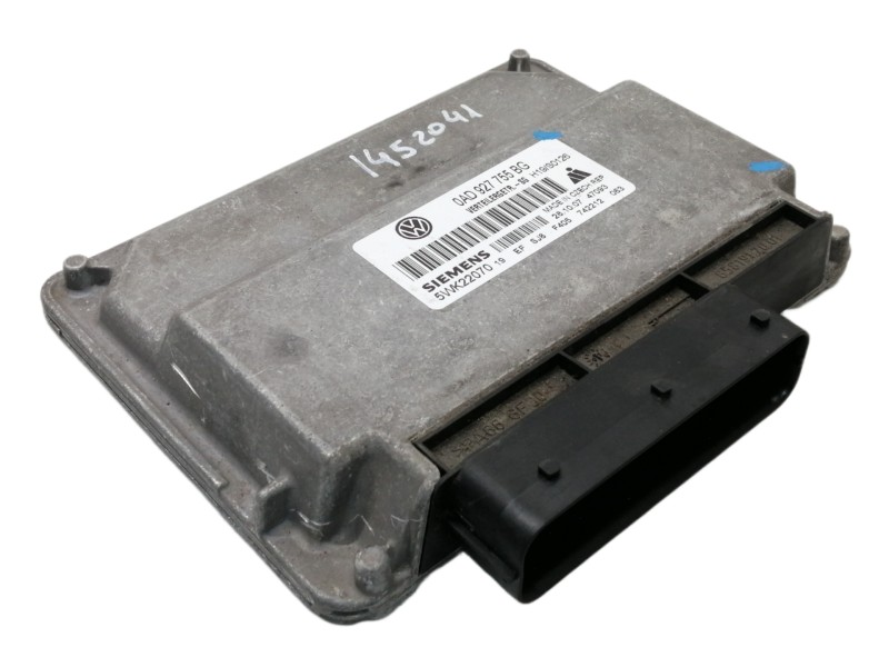 Recambio de centralita cambio automatico para volkswagen touareg (7l6) v6 tdi referencia OEM IAM 0AD927755BG 5WK22070 