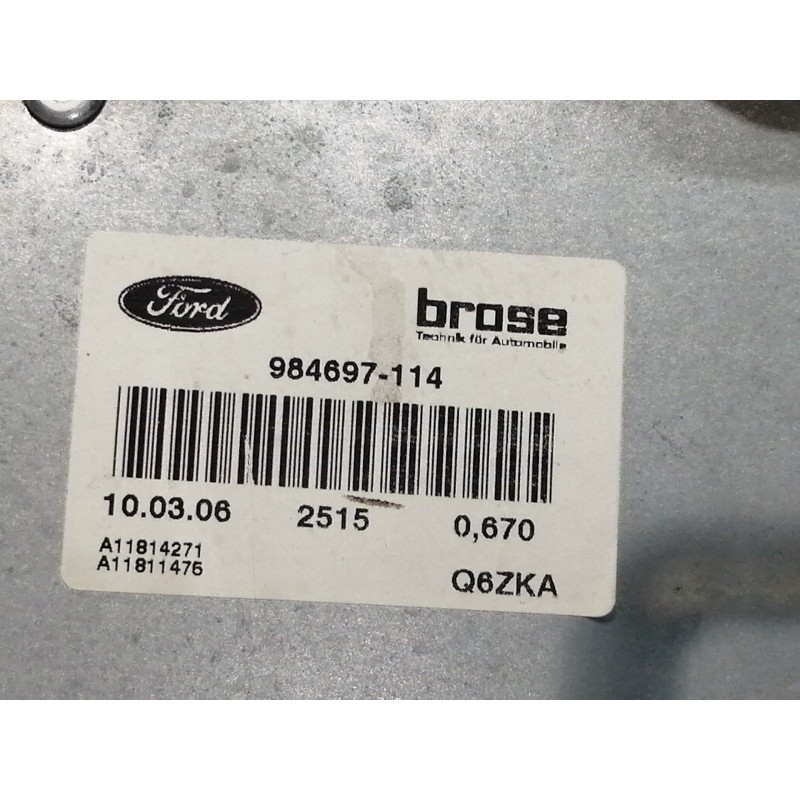 Recambio de elevalunas delantero derecho para ford focus berlina (cap) ambiente (d) referencia OEM IAM 984697114  