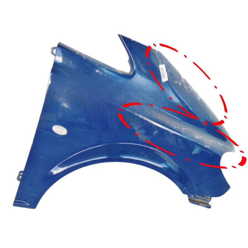 Recambio de aleta delantera derecha para mercedes-benz vito (w639) basic, combi 111 cdi compacto (639.601) referencia OEM IAM PA