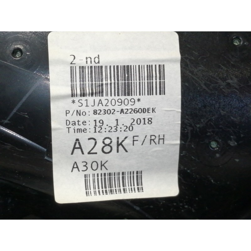 Recambio de guarnecido puerta delantera derecha para kia ceed drive referencia OEM IAM 82360A2000 82340A2010 82302A2260DEK 82360