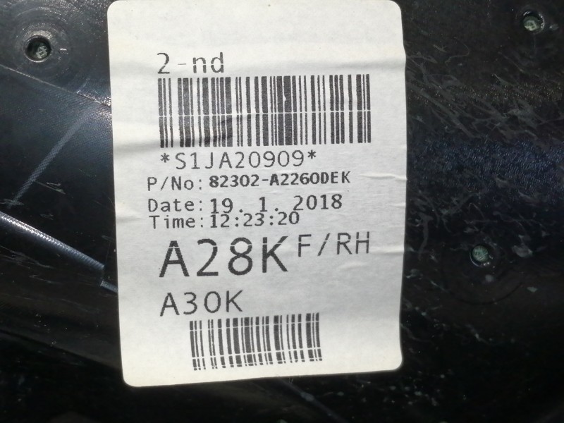 Recambio de guarnecido puerta delantera derecha para kia ceed drive referencia OEM IAM 82360A2000 82340A2010 82302A2260DEK 82360